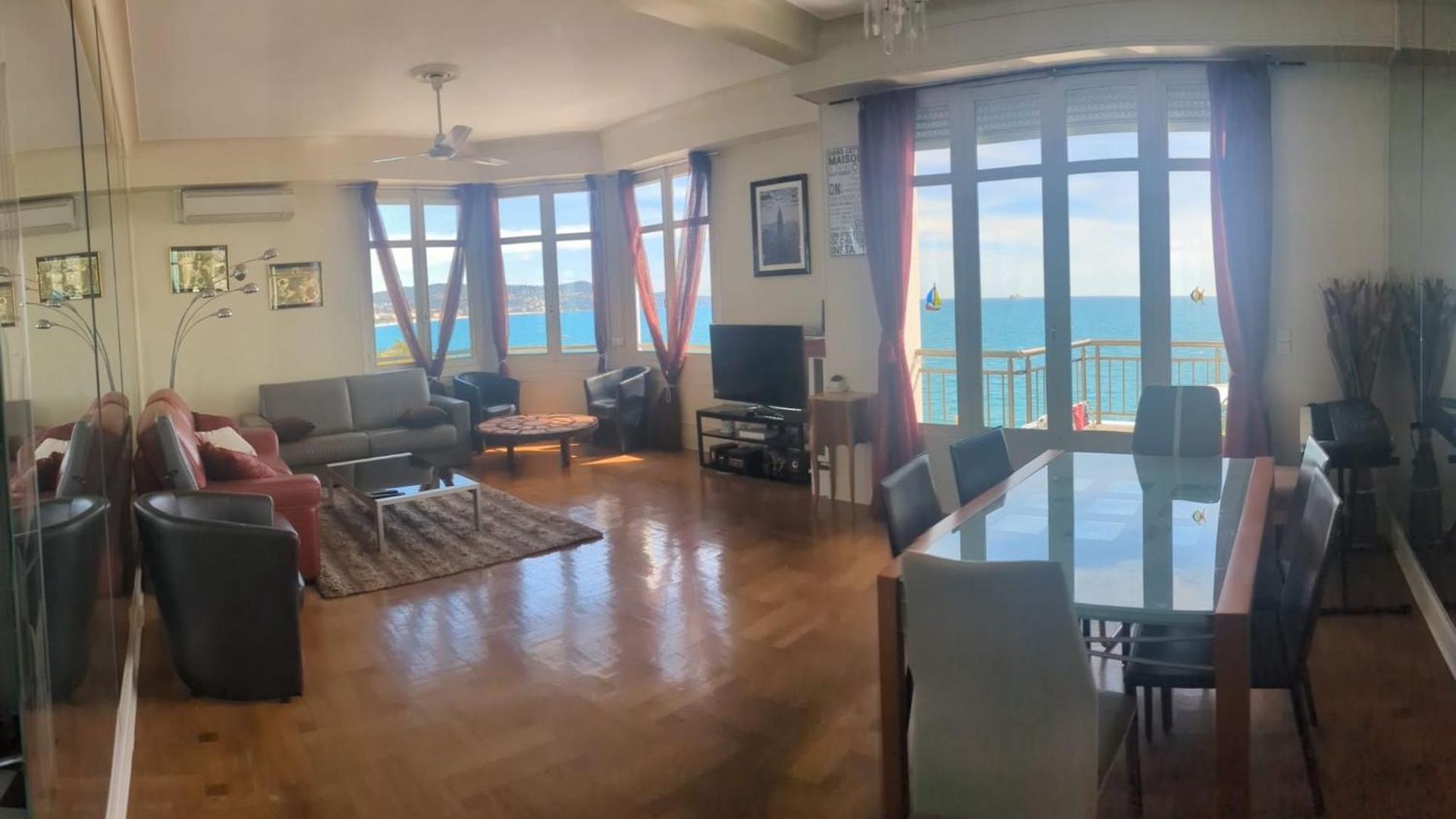 Le Mirage, Sea Front View, 3 Bedrooms, 100m *