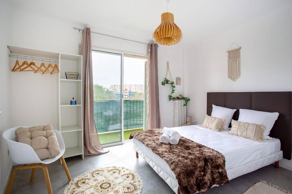 Appartement 4 Pièces 8 Personnes Proche Aéroport,tramway Nice