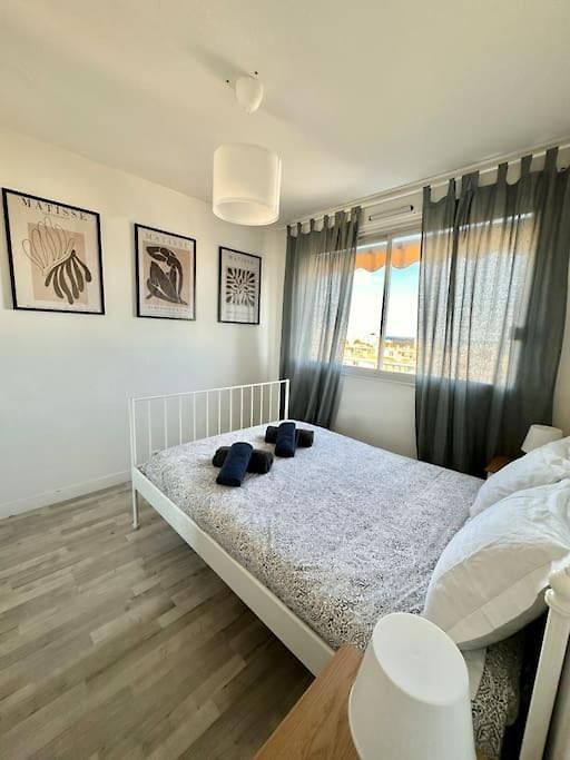 Joli 2 Pieces - Proche Aeroport - Terrasse Vue Apartment Nice