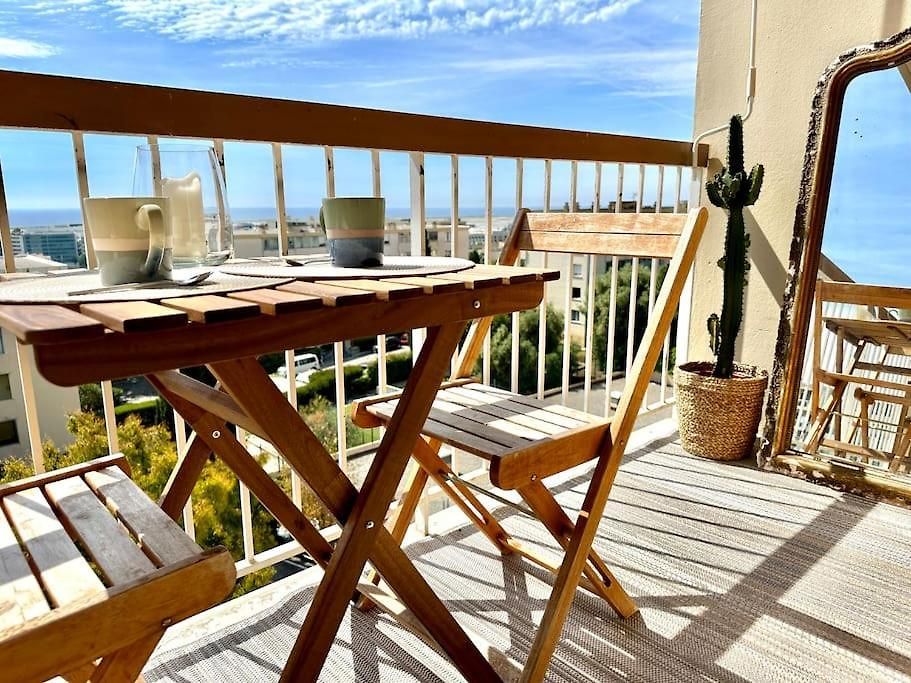 Joli 2 Pieces - Proche Aeroport - Terrasse Vue Apartment Nice