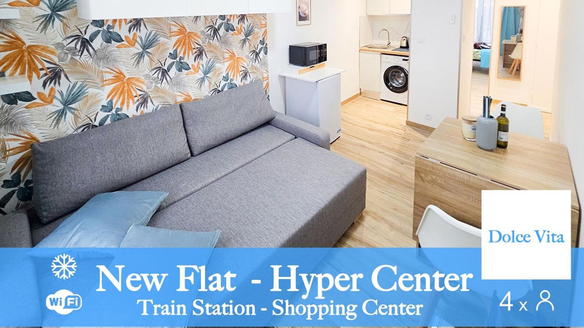 Lamartine 4 Pers Center Wifi A/c Appartement