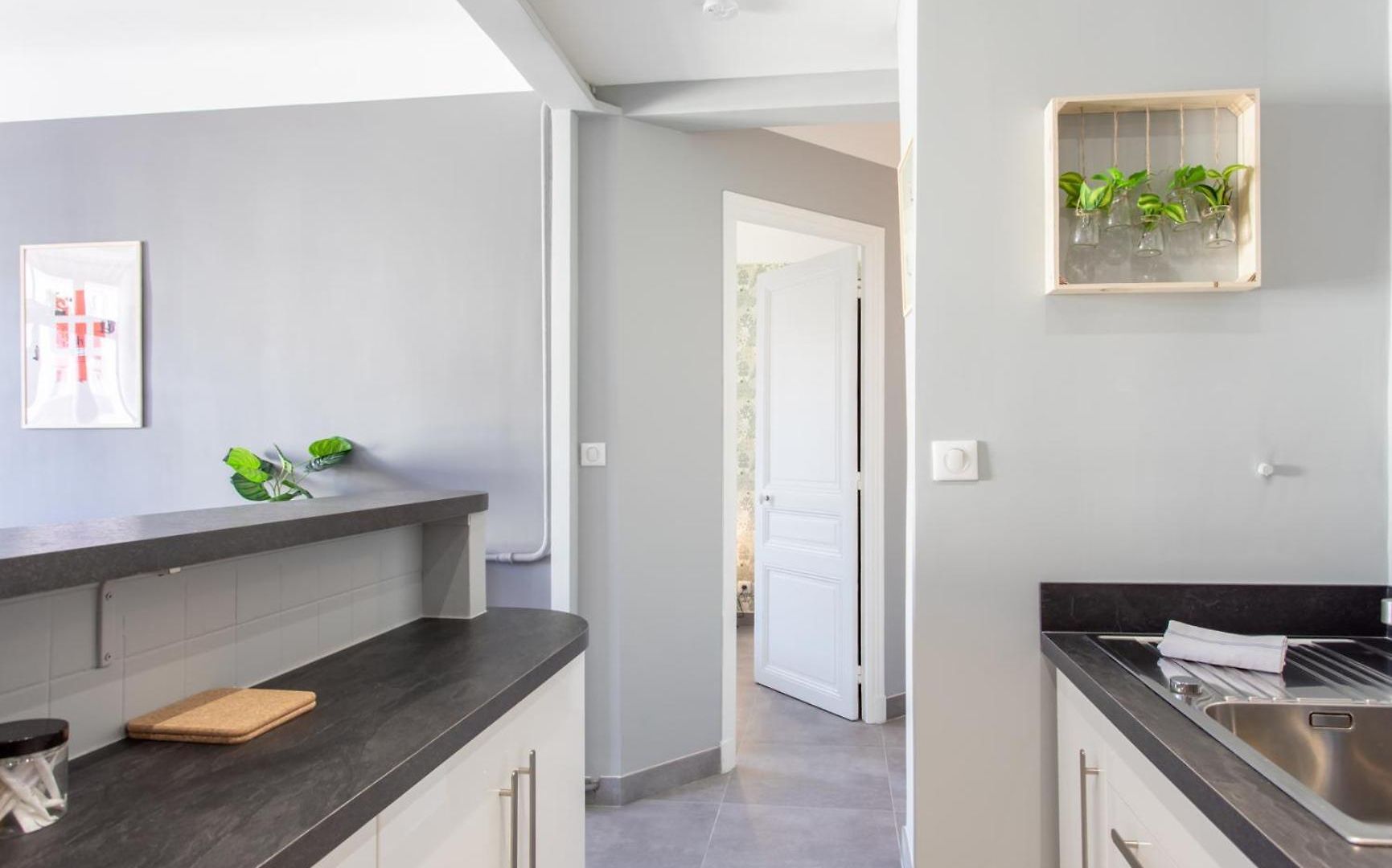 L12 Staywiz Us - Port Window 1bedroom Wifi 5mins & Nice's Cap Appartement *