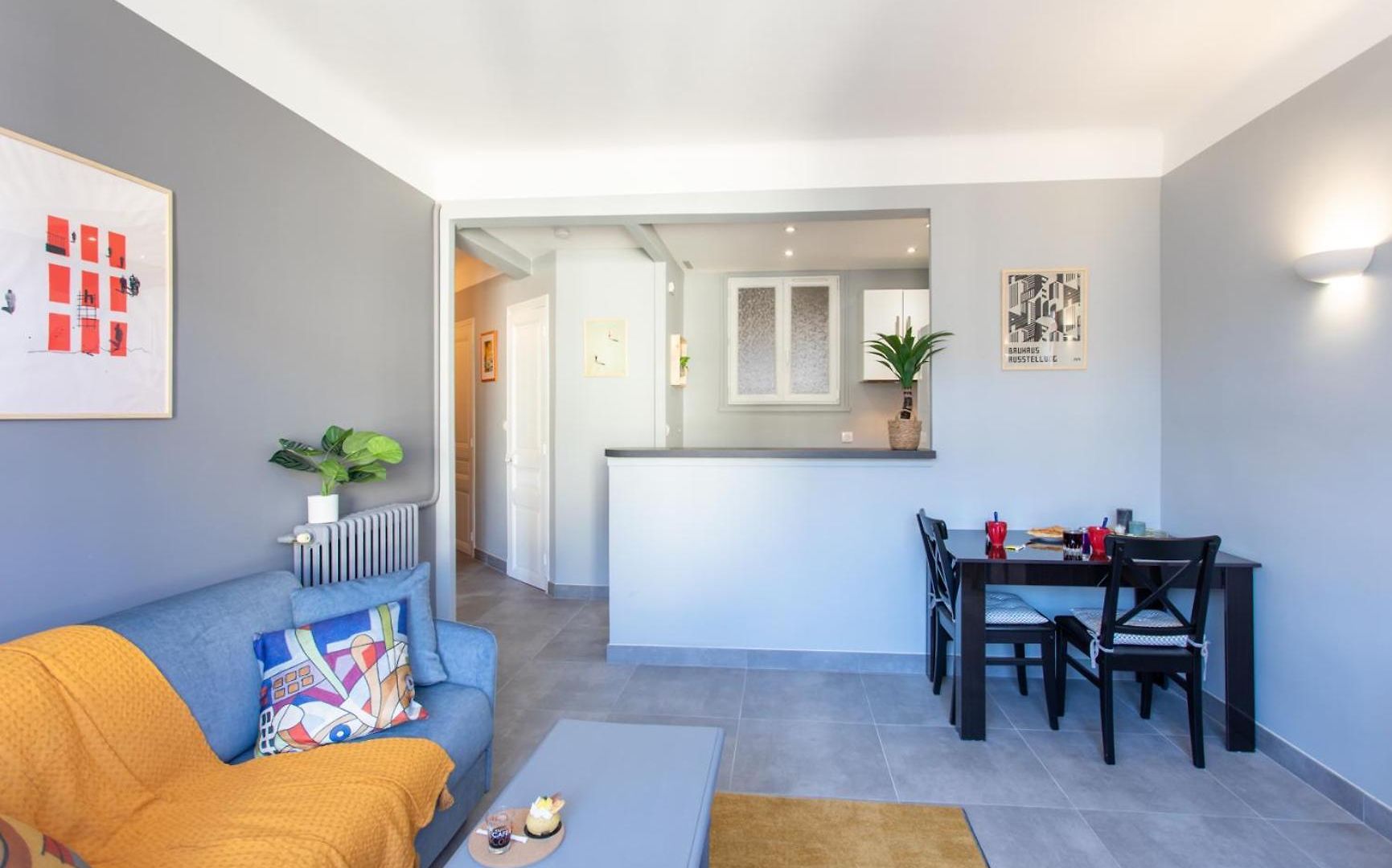 Appartement L12 Staywiz Us - Port Window 1bedroom Wifi 5mins & Nice's Cap *