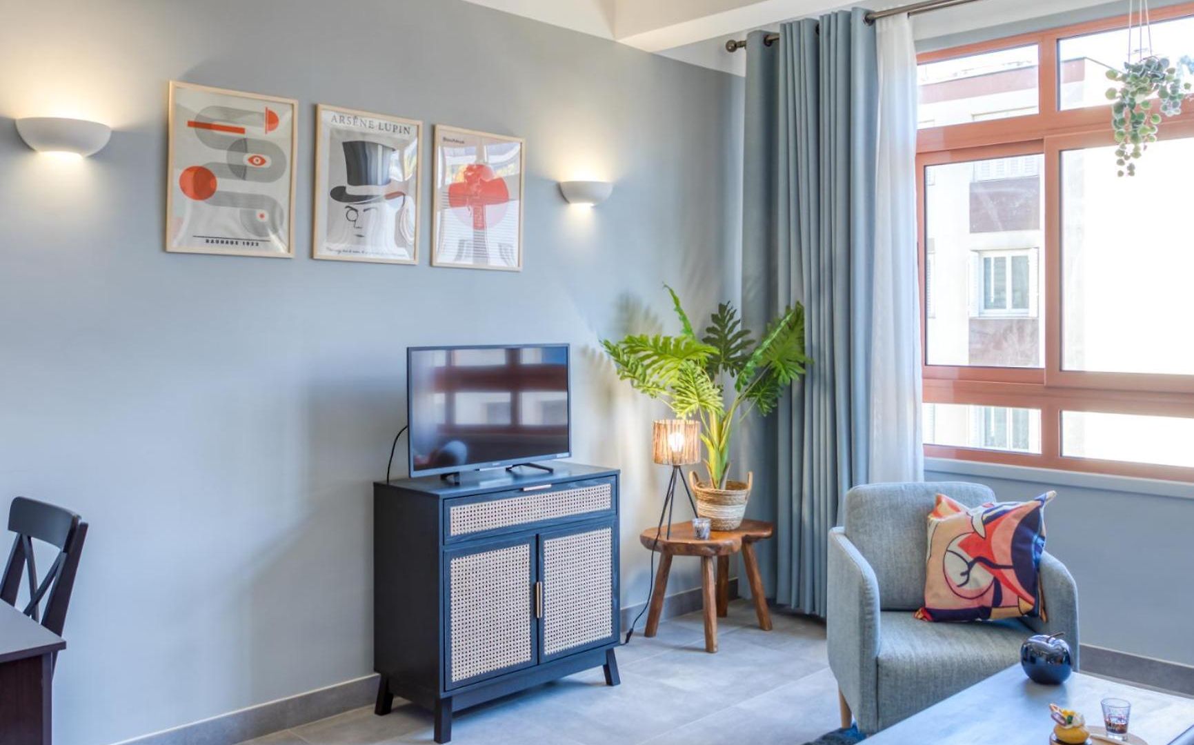 L12 Staywiz Us - Port Window 1bedroom Wifi 5mins & Nice's Cap Appartement Nice