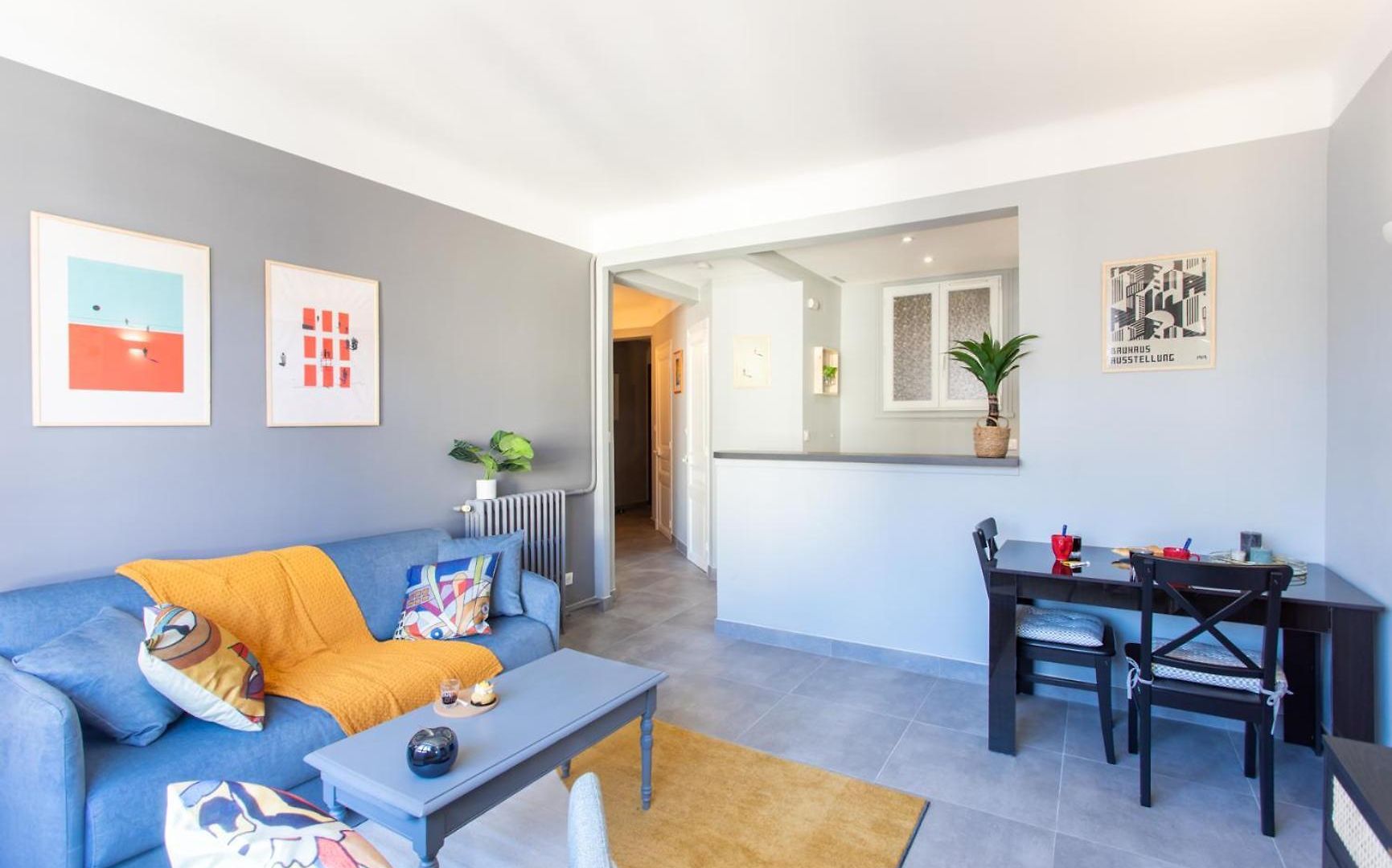 Appartement L12 Staywiz Us - Port Window 1bedroom Wifi 5mins & Nice's Cap