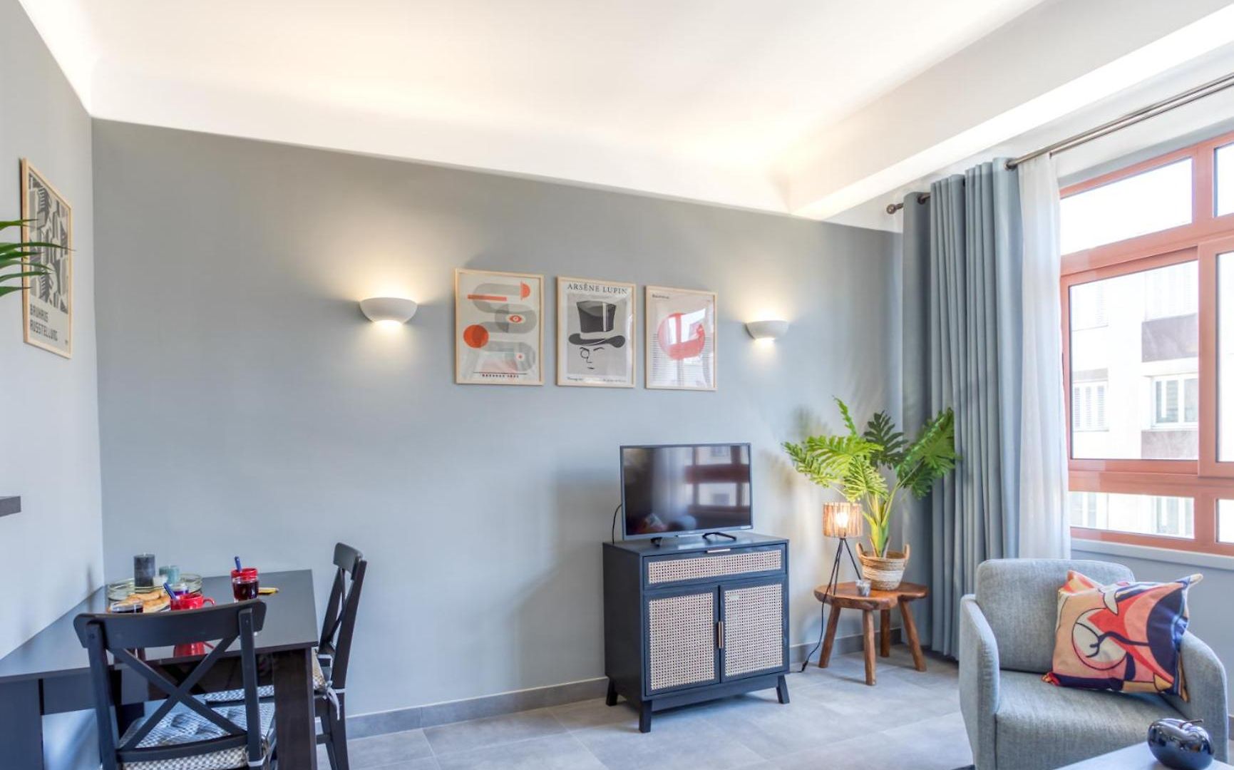 L12 Staywiz Us - Port Window 1bedroom Wifi 5mins & Nice's Cap Appartement *