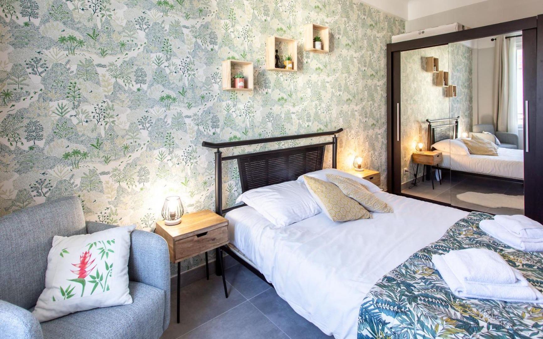 L12 Staywiz Us - Port Window 1bedroom Wifi 5mins & Nice's Cap Nice