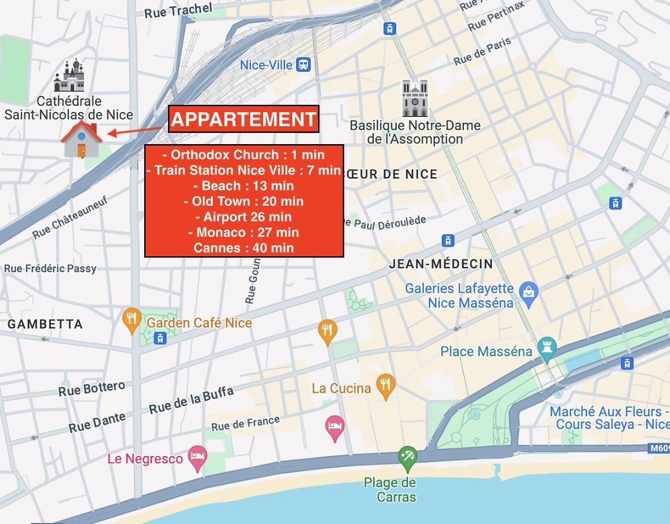 Rénové Au Centre Appartement Nice