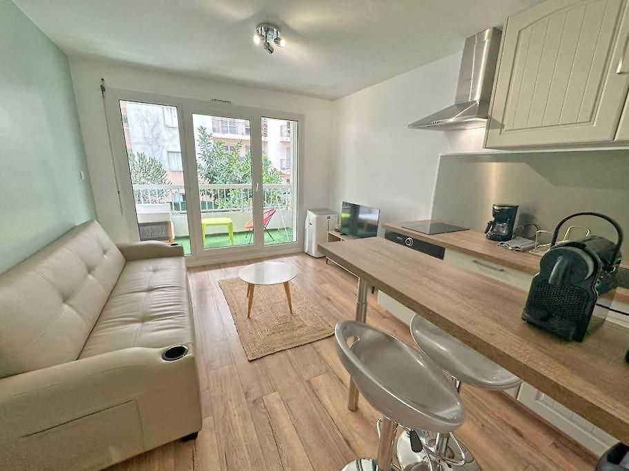 Appartement Cosy - Terrasse Clim Nice