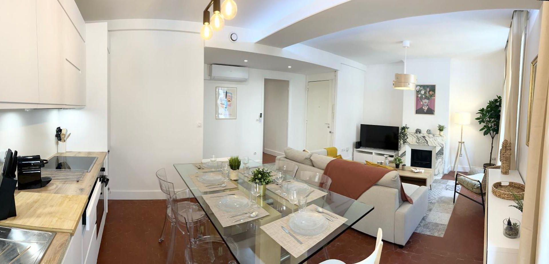 Magnifique T4 - Spacieux Standing - Ac - Wifi - Coeur De * Nice