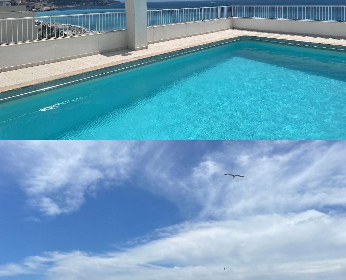 With Terrace & Rooftop Pool In Promenade Des 3*