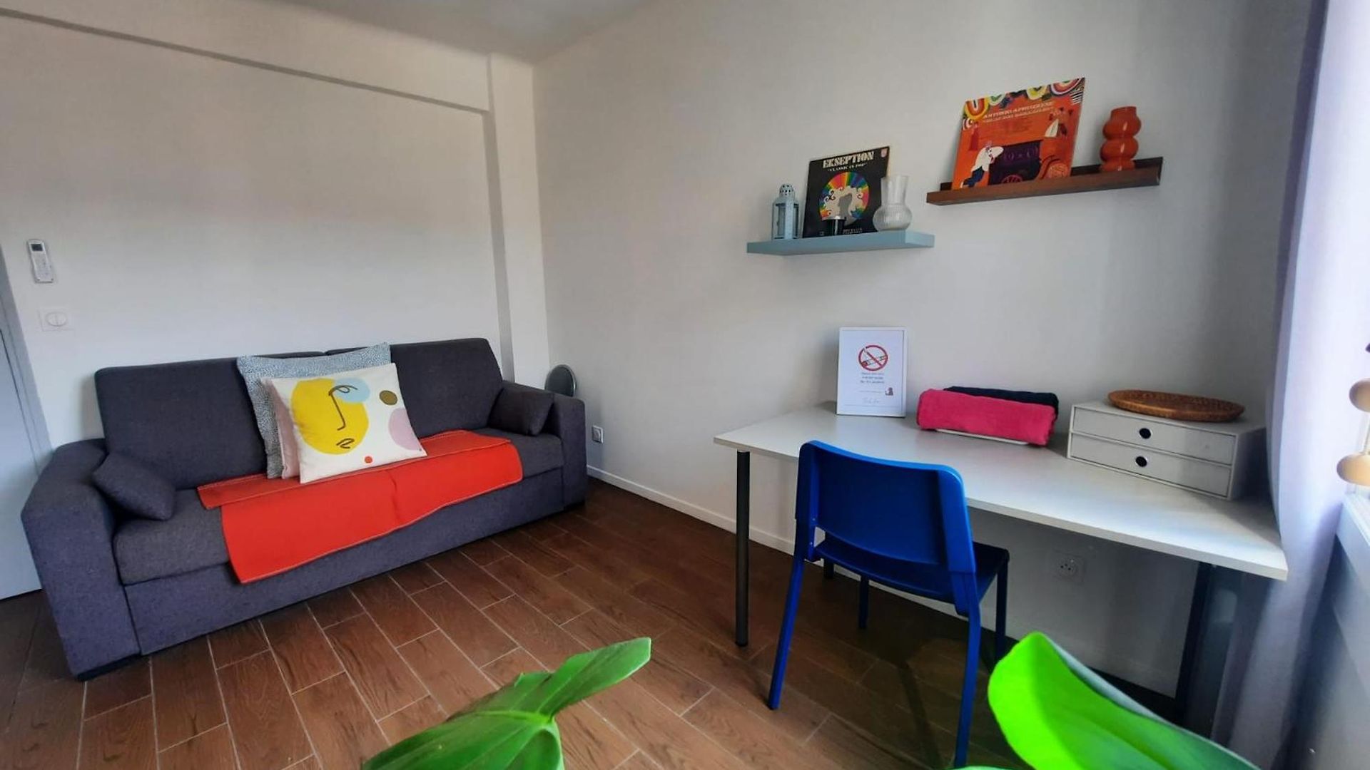 La 2, Climatisée Ac, Calme, Cuisine Privée Nice