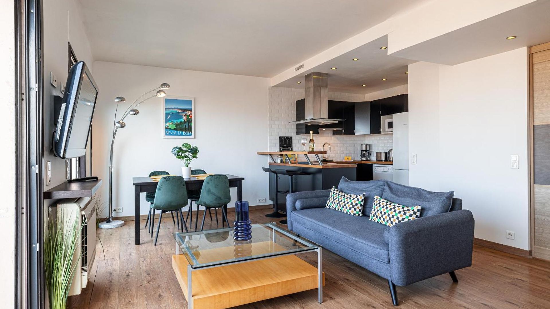 Open Sky Terrace Lage 1 Bdr & Parking Nice