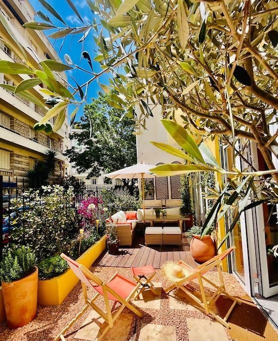 - Amazing Flat To 10 Min To Sea - Garden Appartement Nice