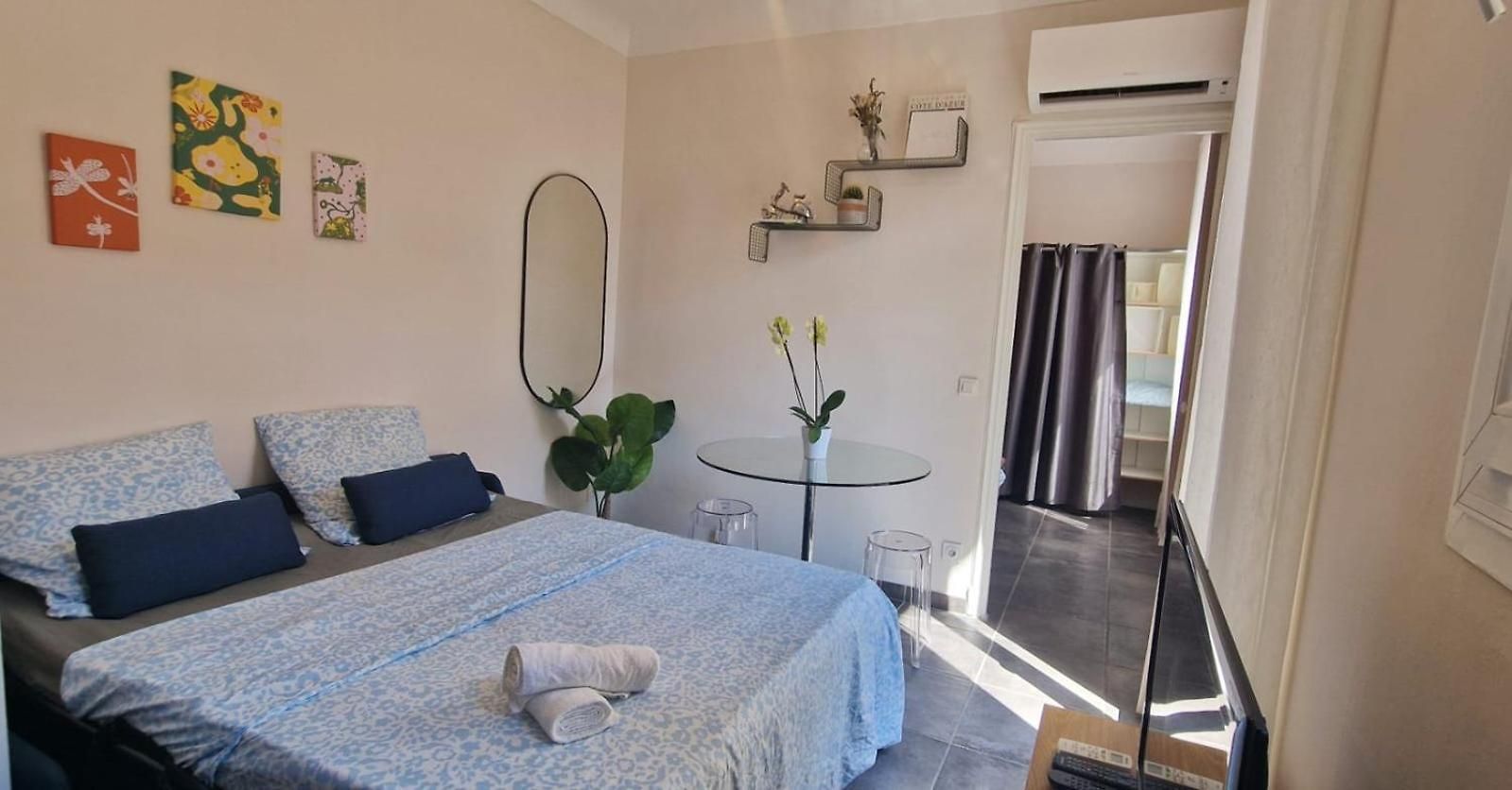 Le Cocon Niçois Au Cœur De La - Clim Appartement