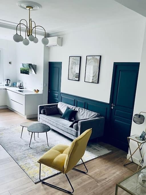 Appartement Luxueux Appartement, Carré D'or, Square Mozart Nice