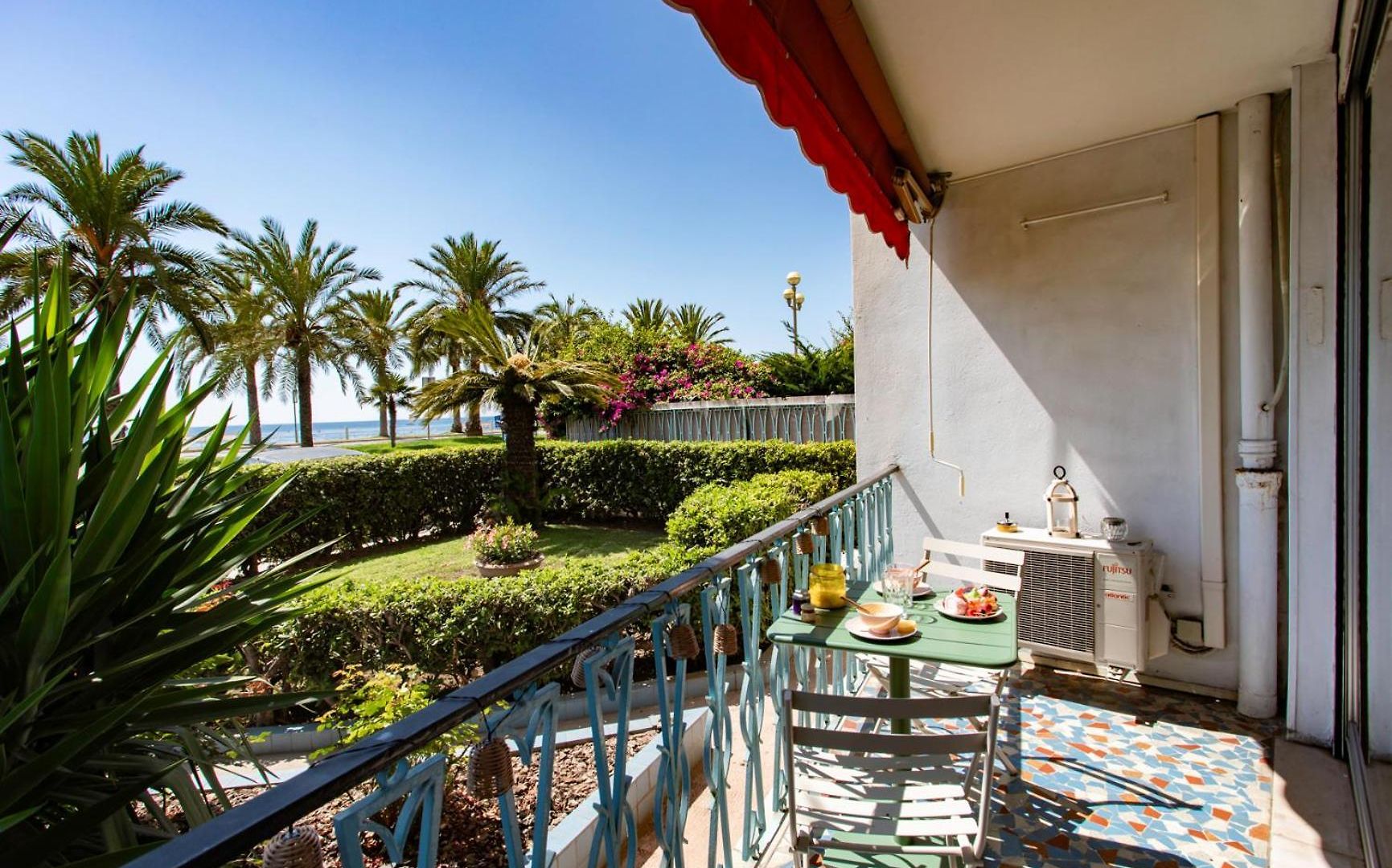 L54 Staywizus - 1bdr Promenade Sea View Ac & Balcony Appartement Nice