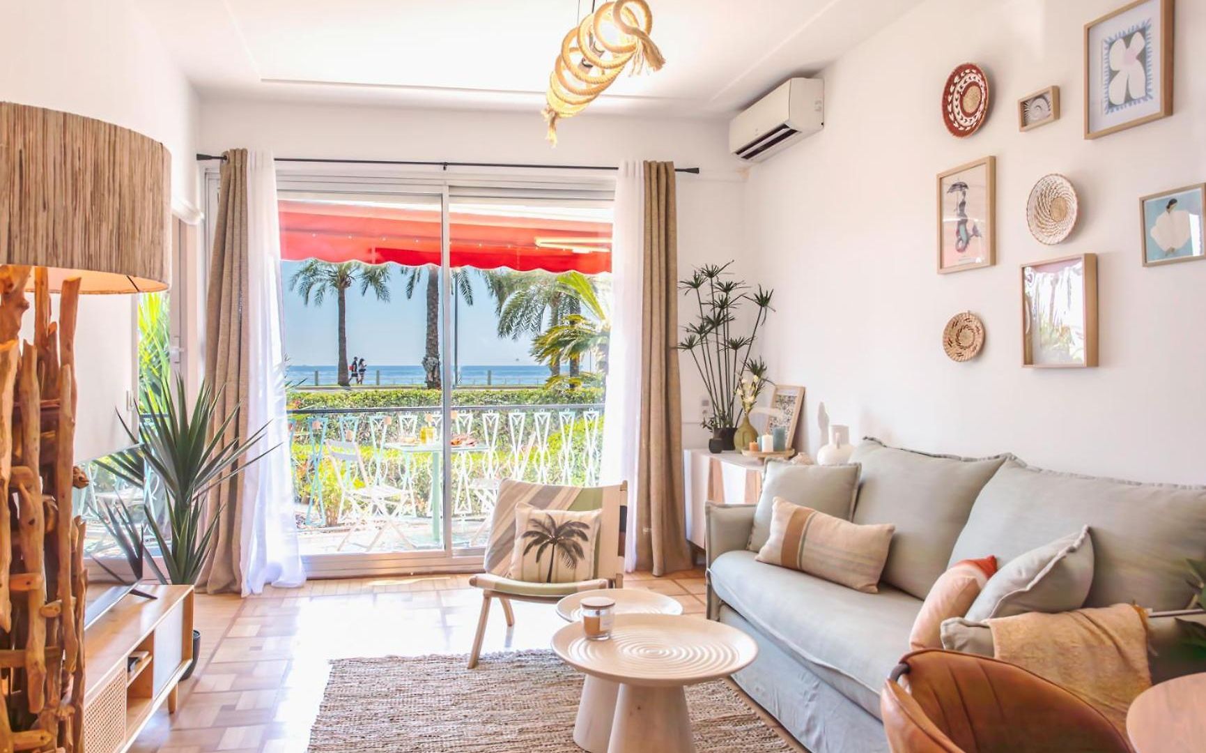 Appartement L54 Staywizus - 1bdr Promenade Sea View Ac & Balcony *