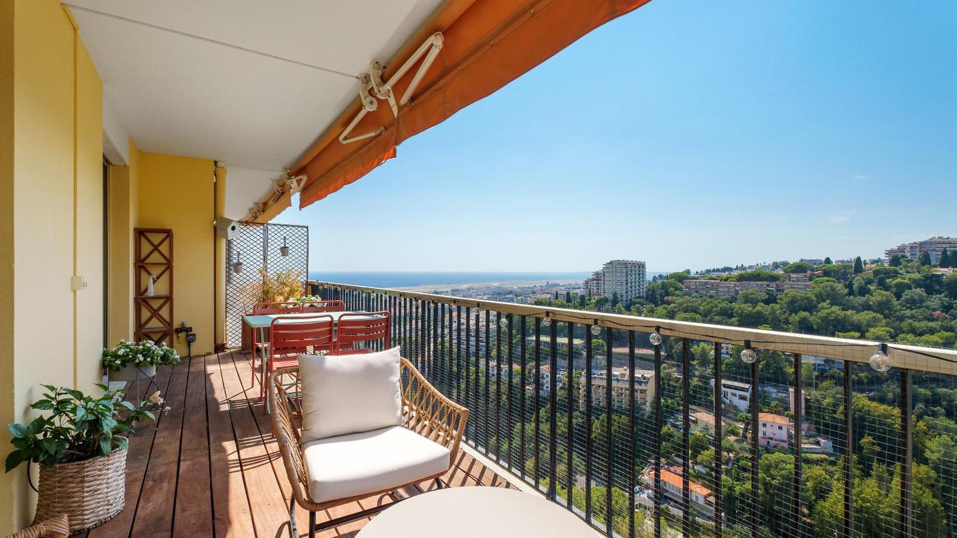 Apartment Renting - Abbaye - Luxury Penthouse Sea View Pool Tennis Parking Nice