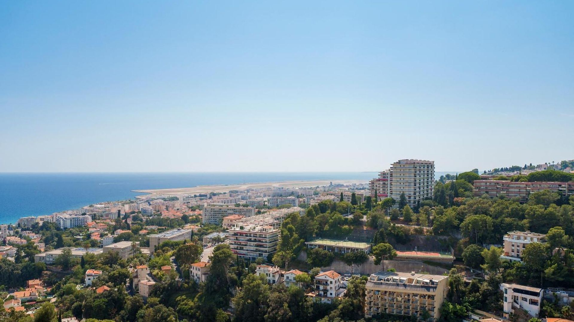 Apartment Renting - Abbaye - Luxury Penthouse Sea View Pool Tennis Parking Nice
