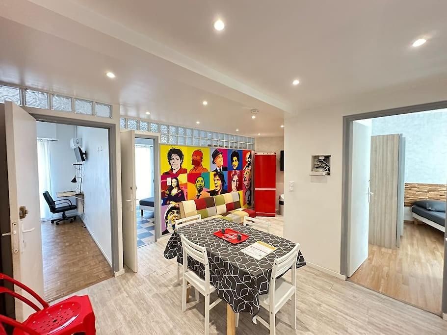 Appartement Avec 4 Doubles - Proche De La Mer, Des Transports Et De La Promenade Des Nice