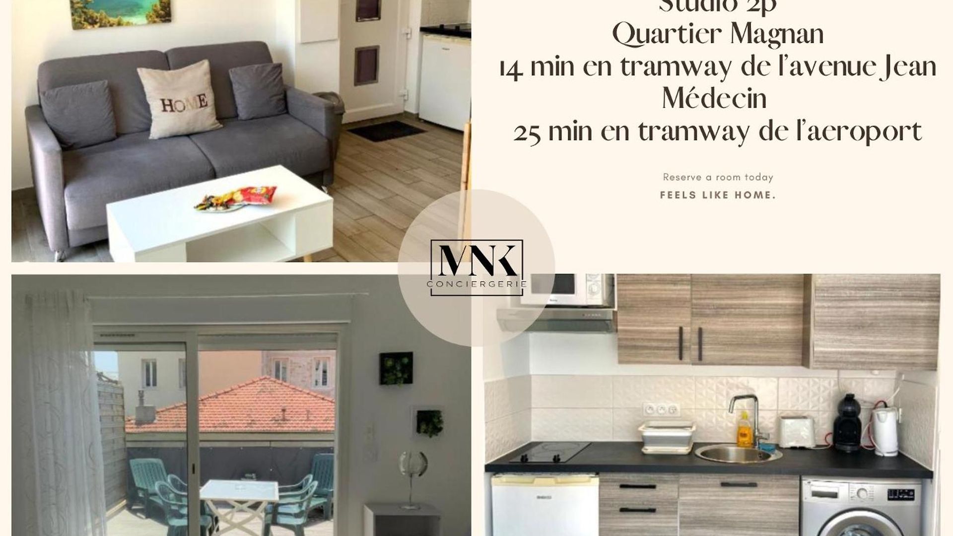 Appartement Sunny - Magnan, Tramway-proche Aéroport Nice