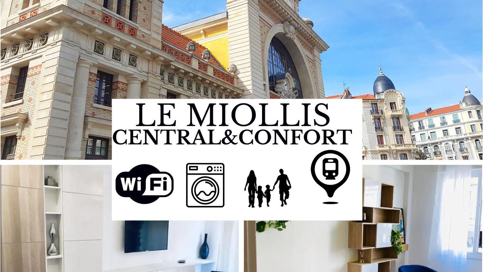 Le Miollis - Et Confort - Wifi- Pres Tansports En Commun Et Commerces Apartment Nice