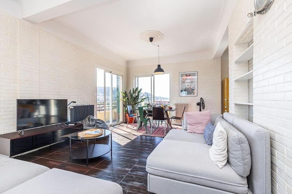 Apartment Penthouse 2bedroms 6pax- Views 45m2 Terrace Nice