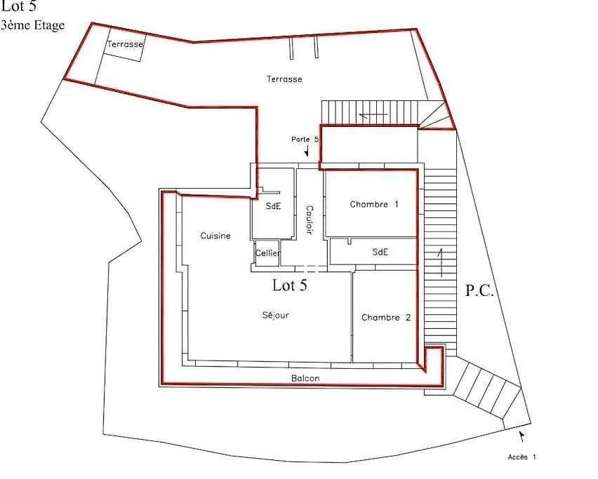 Penthouse 2bedroms 6pax- Views 45m2 Terrace Apartment *