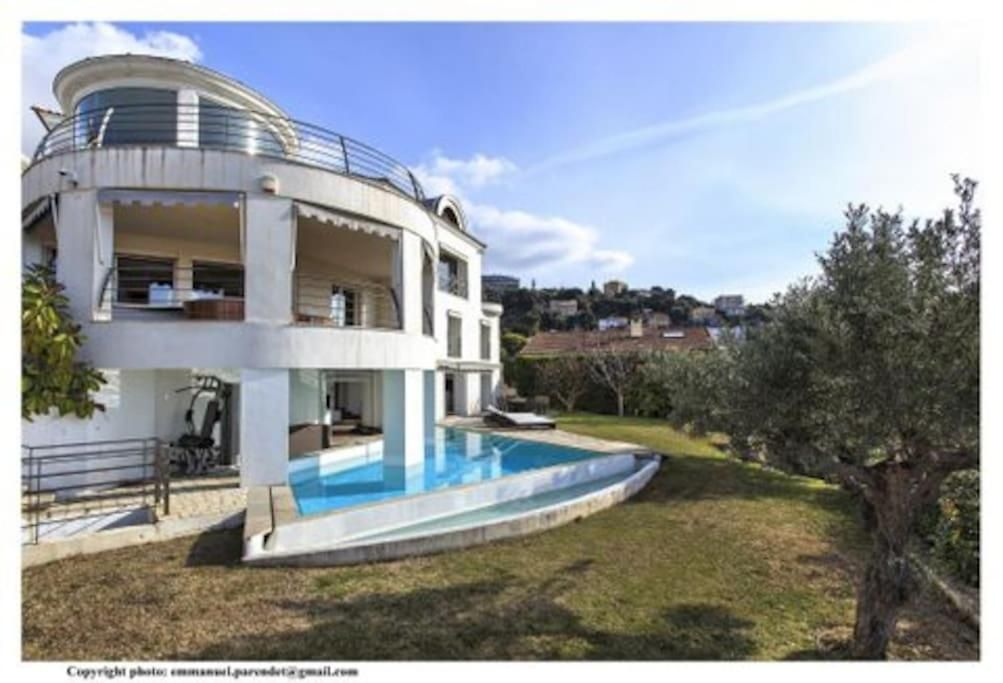Mont Boron - - Splendide D'architecte Vue Panoramique Villa Nice