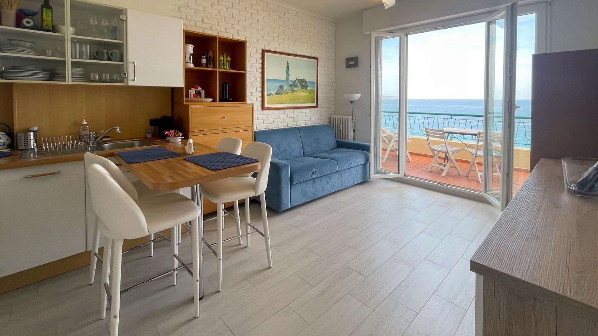 Sea View 4 Pers Wifi Ac Apartment Nice