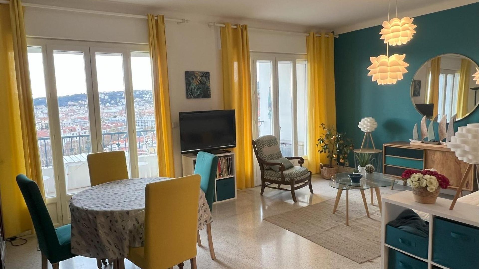 Terrace And View On Nice