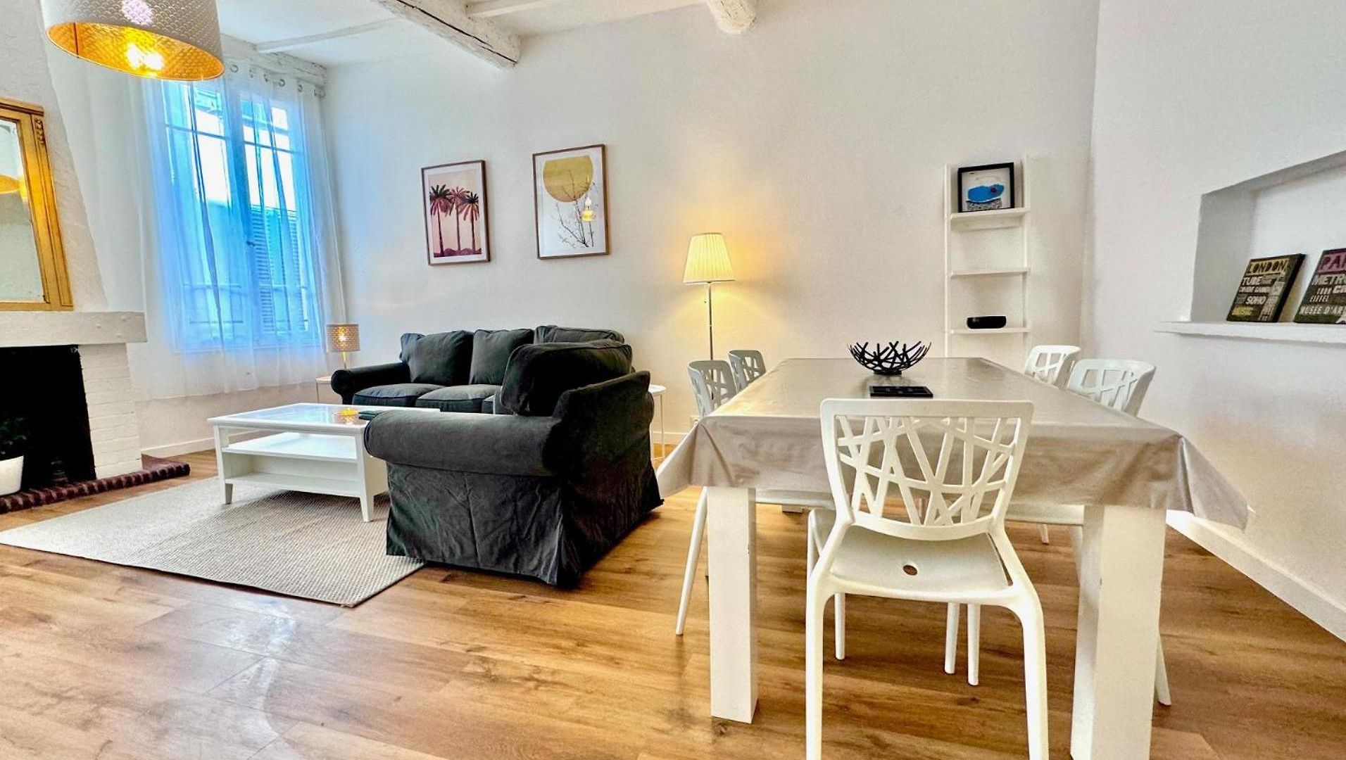 Riviera - Maison De La Poissonnerie - Vieille - Grand 3 Piece Ac - 5min De La Promenade Des 3*