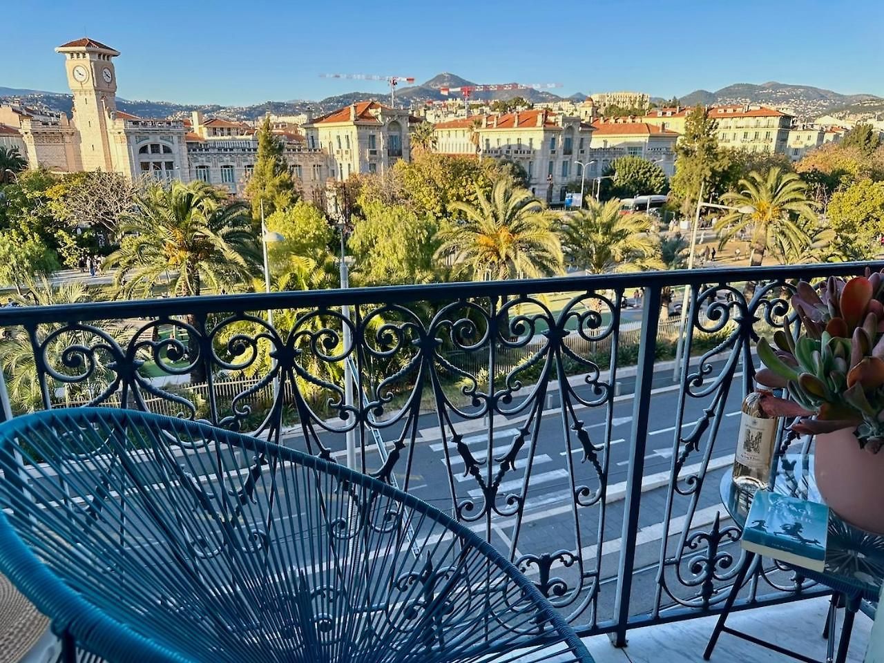 2 Chambres, Balcons, Vue Imprenable, Climatisation - Palace Bleu Appartement Nice