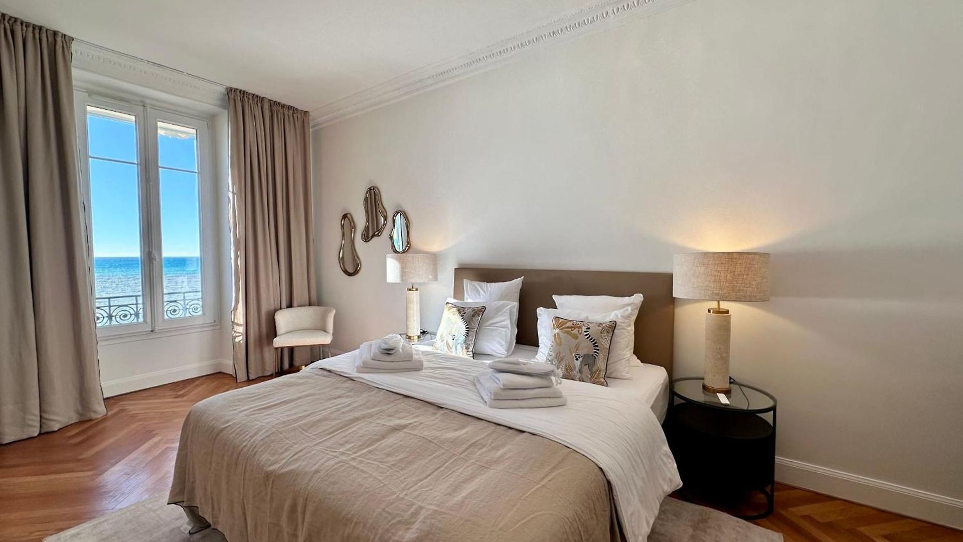 Apartment Quai Promenade View Sea View Balcony 3 Bedrooms Air Conditioning Nice