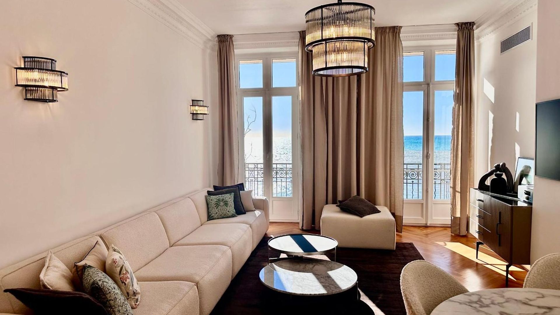 Quai Promenade View Sea View Balcony 3 Bedrooms Air Conditioning Apartment Nice