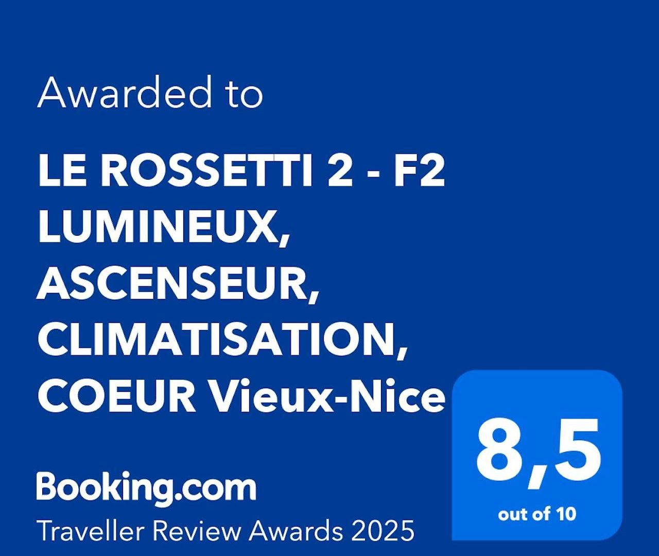 Le Rossetti 2 - F2 Lumineux, Ascenseur, Climatisation, Coeur Vieux-nice Apartment *