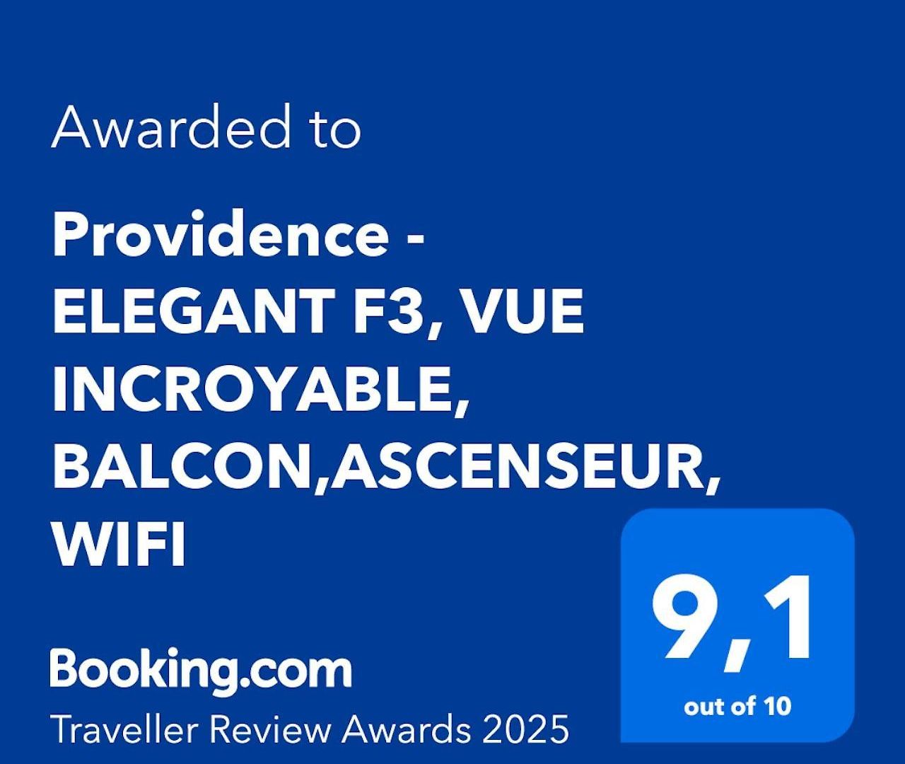 Providence - Elegant F3, Vue Incroyable, Balcon,ascenseur, Wifi Appartement
