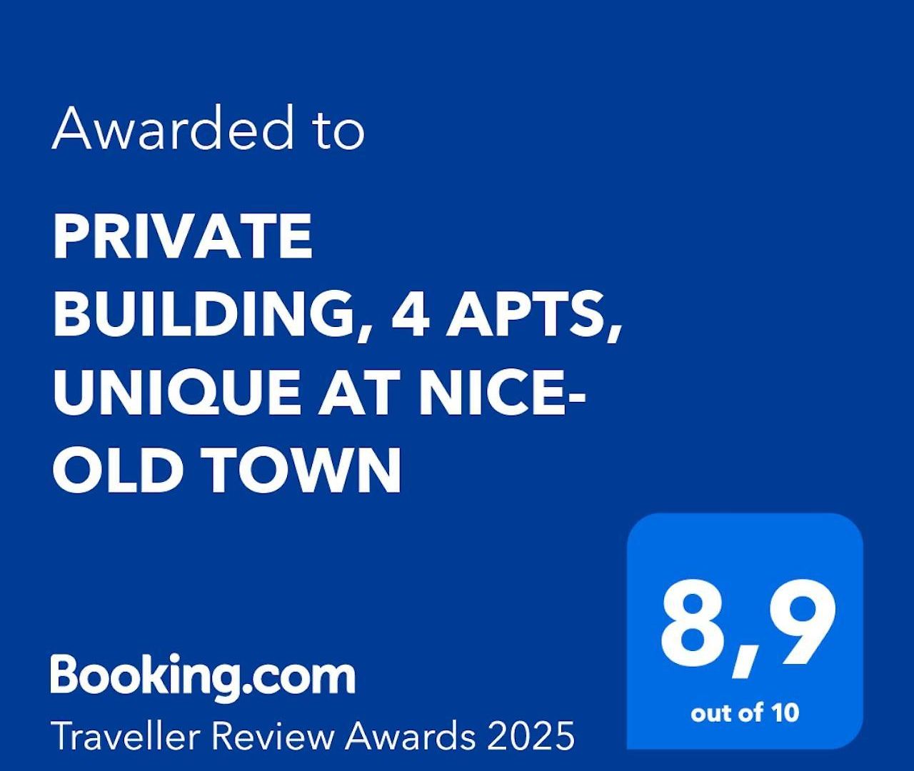 Private Building, 4 Apts, Unique At Nice- Old Town * Nice