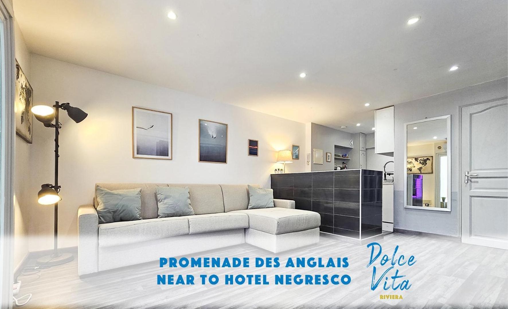 Palace Adly 2 Pers Wifi Ac Sea Appartement Nice