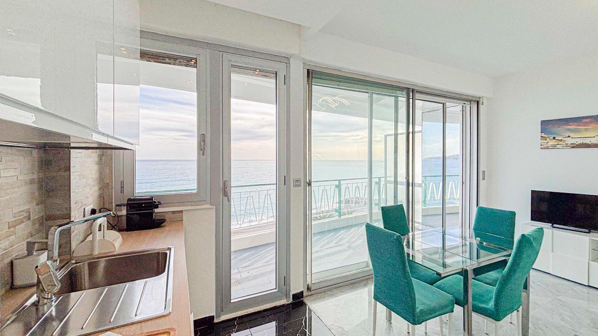 Promenade Des - Vue Mer, Ac, 2pers Apartment Nice