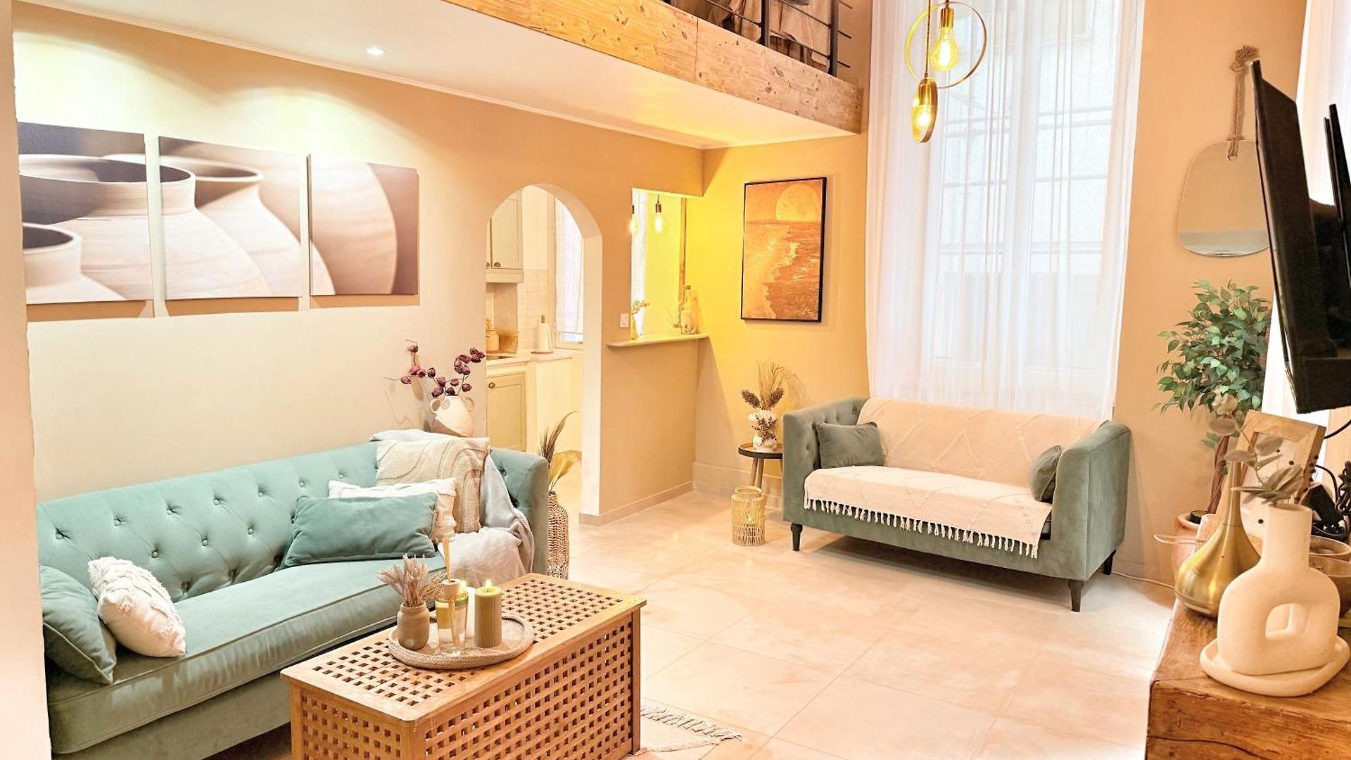 Spacious Loft, Duplex, Old Town, 3 Bedrooms - Easy Check-in Appartement Nice