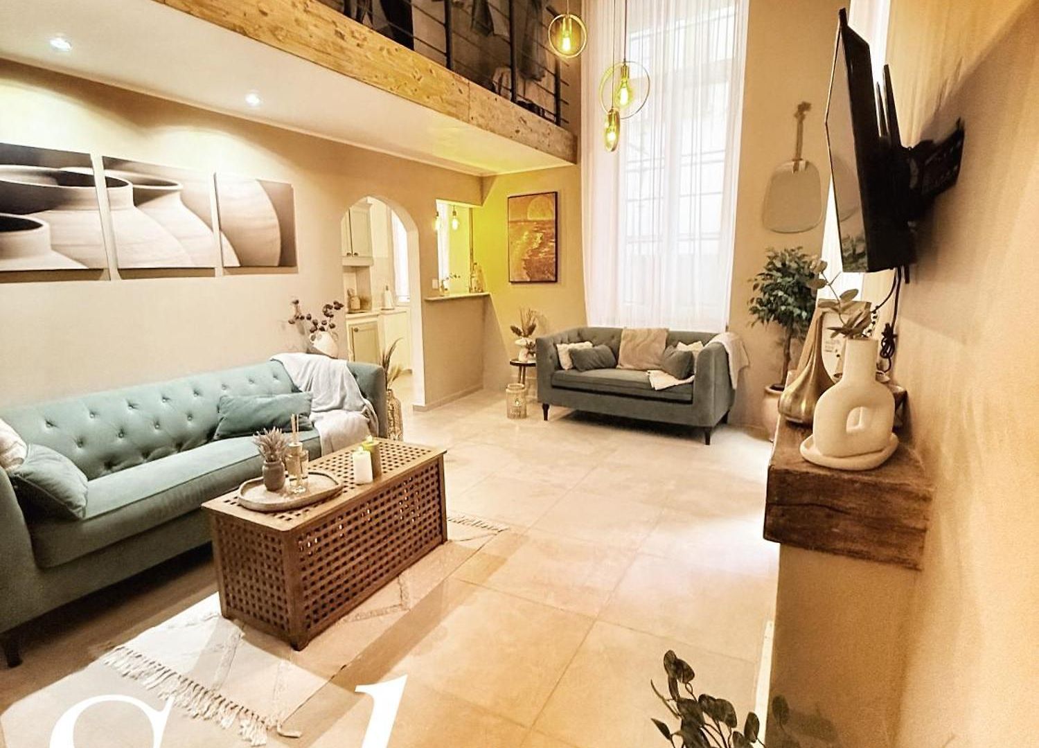 Spacious Loft, Duplex, Old Town, 3 Bedrooms - Easy Check-in Appartement Nice