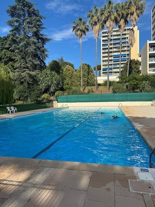 Terrasses De La Corniche, 2p 65m2 Spacieux, Terrasses Mer&montagne, Piscine Et Parking Privé