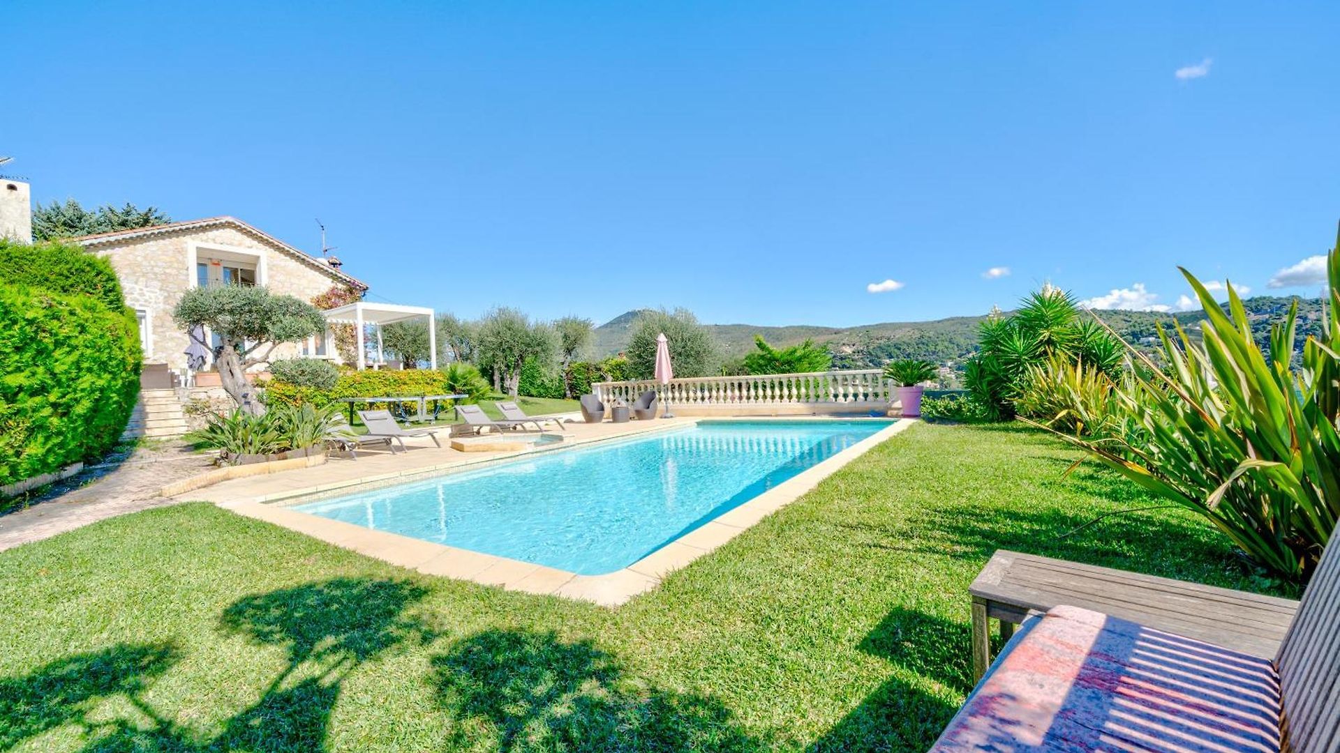 Villa De Prestige Vue Panoramique Piscine Climatisation Nice