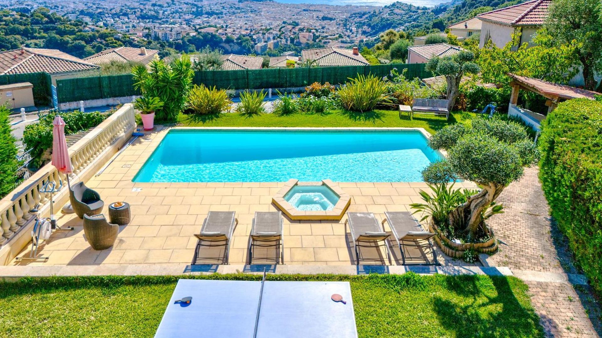 De Prestige Vue Panoramique Piscine Climatisation Nice