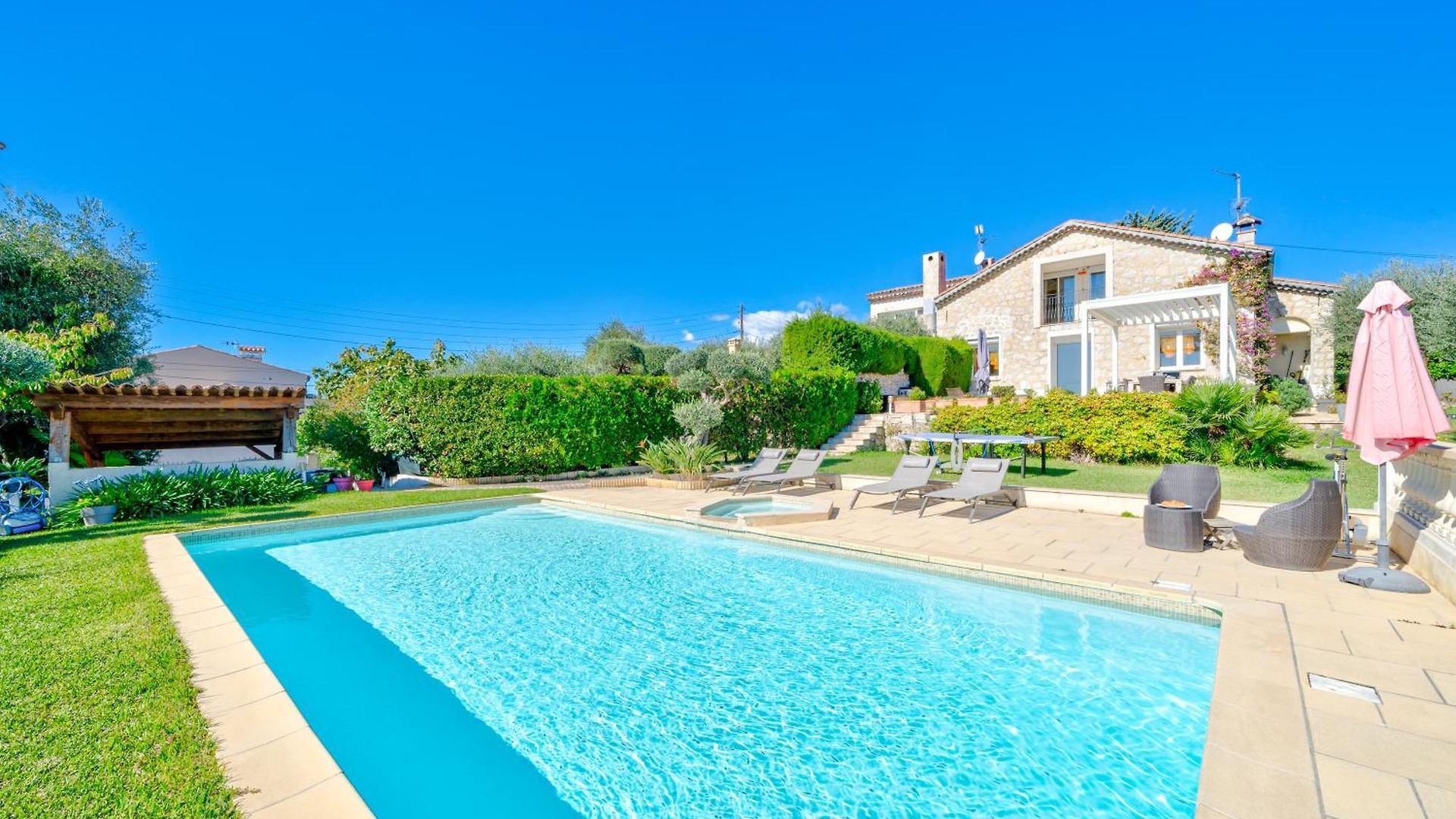 Villa De Prestige Vue Panoramique Piscine Climatisation Nice