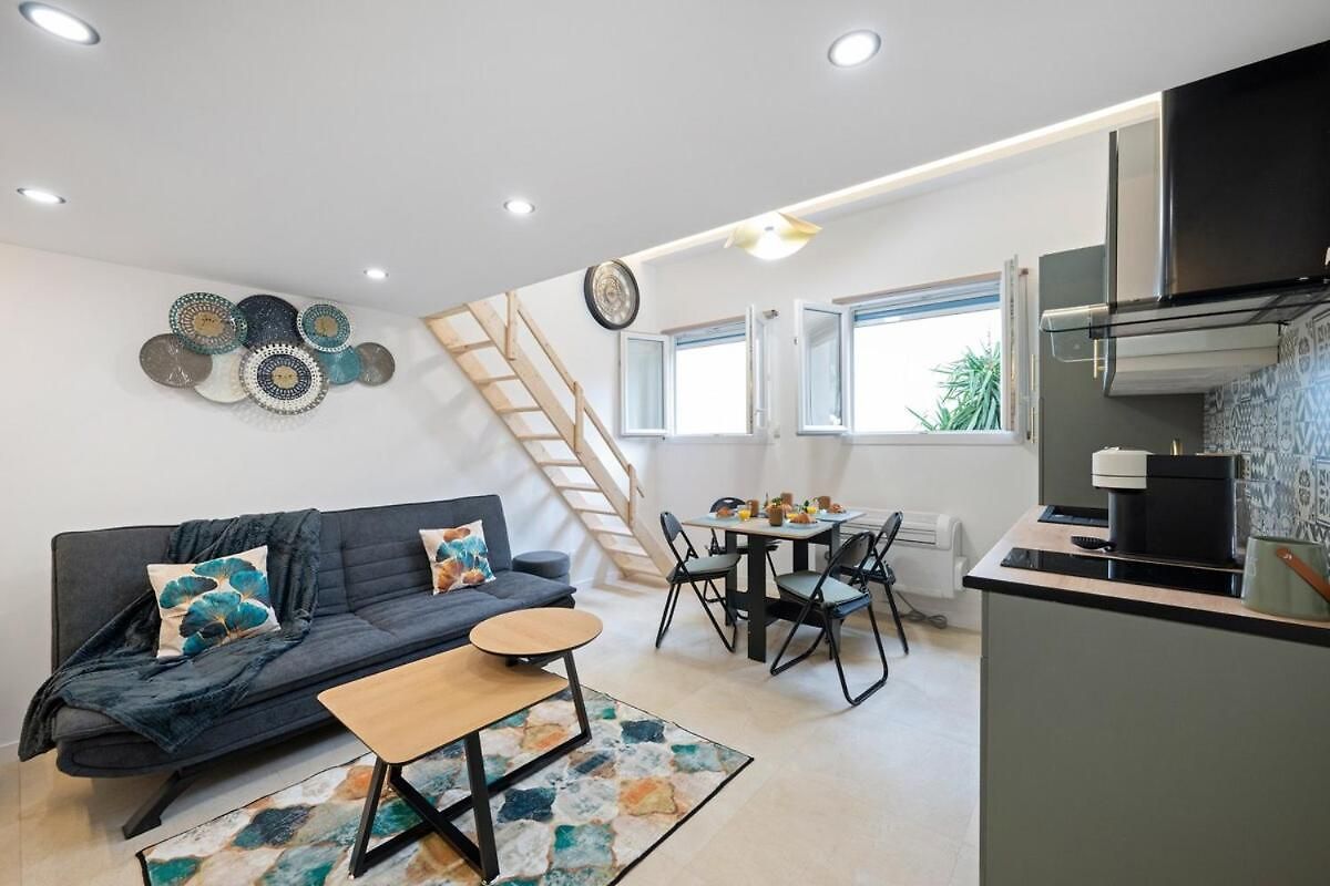 Appartement Bleu Rivage - Magnifique 2p Au Port De - 1 Et 1 Mezzanine