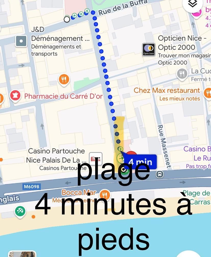 2 Climatisées Au Carré D Or à 5 Min Des Plages Et De La Promenade Des Dans Un Environnement Calme Appartement *