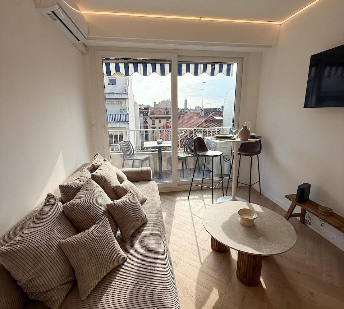 Apartment Port De Nice, 4pers Emplacement Ideal Equipe Balcon Nice